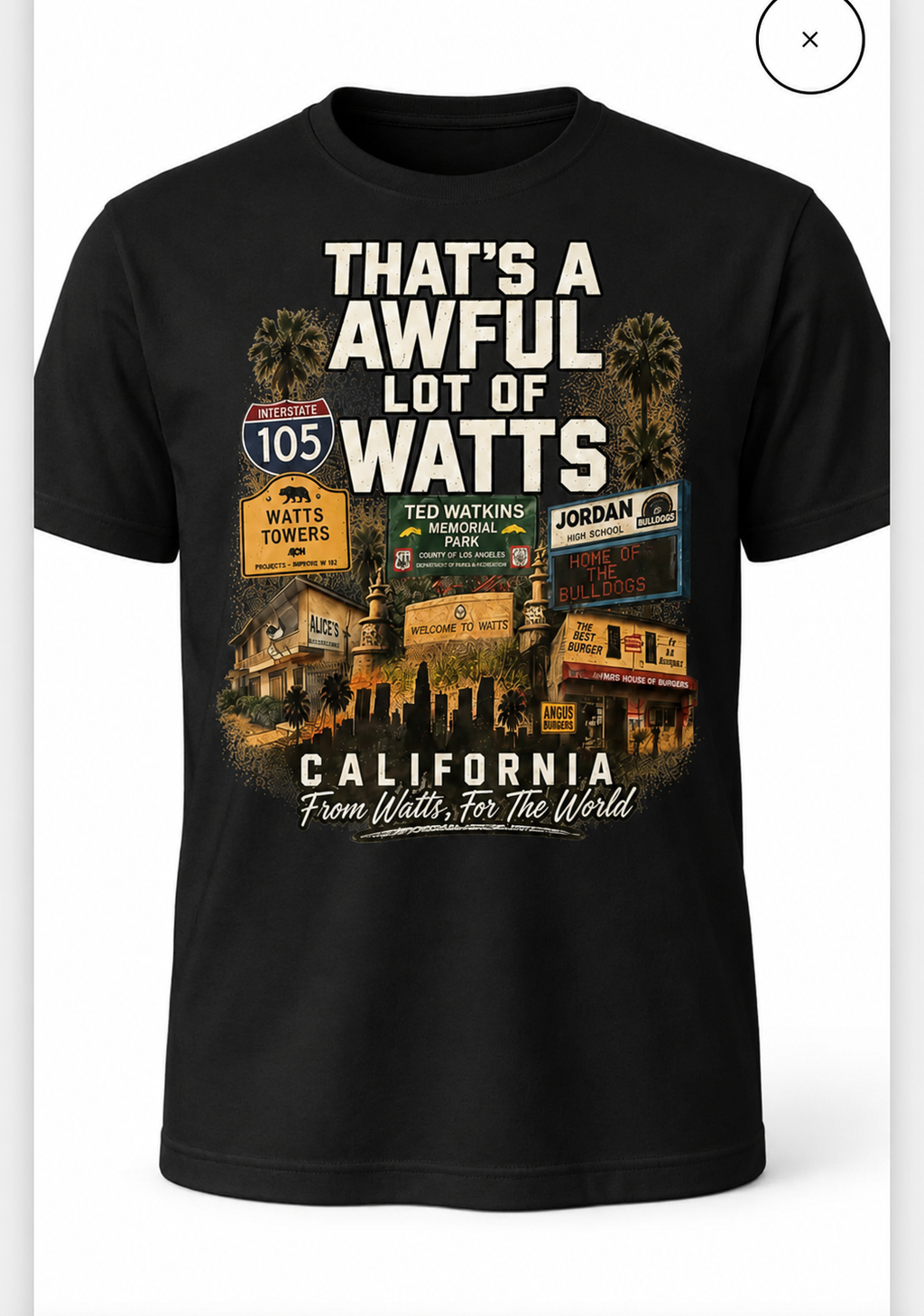 Awful lot of watts t-shirt